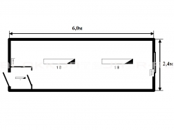 Блок-контейнер 6м жилой для строительных объектов в Медвенке